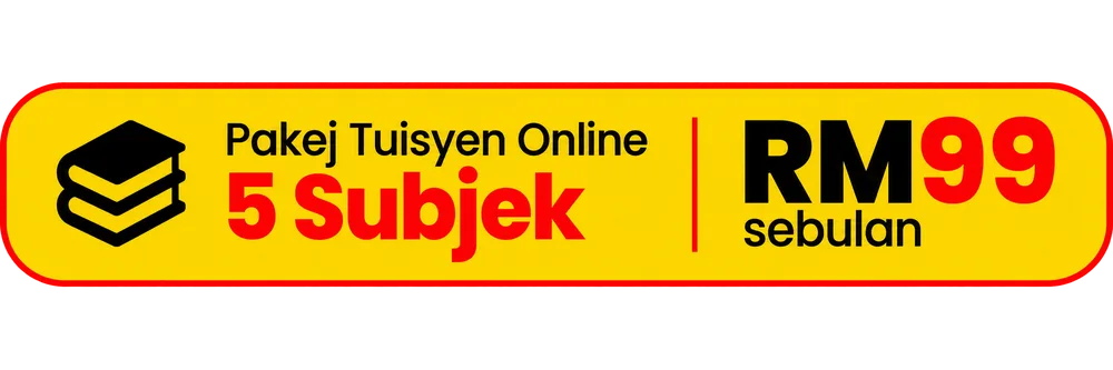 Pakej Tuisyen Online 5 Subjek RM99 sebulan